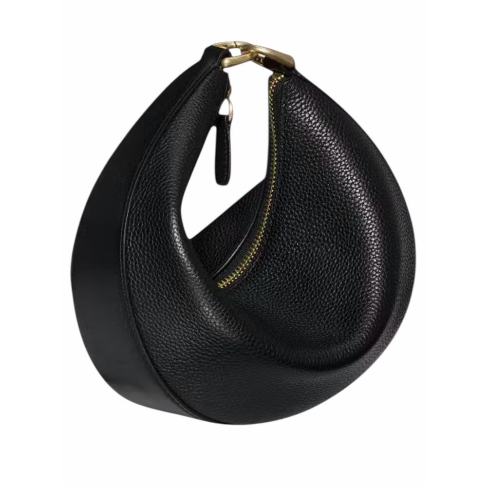 Kate Spade Duo Small Pebbled Leather Crossbody Bag Black Gold - Picture 7 of 16